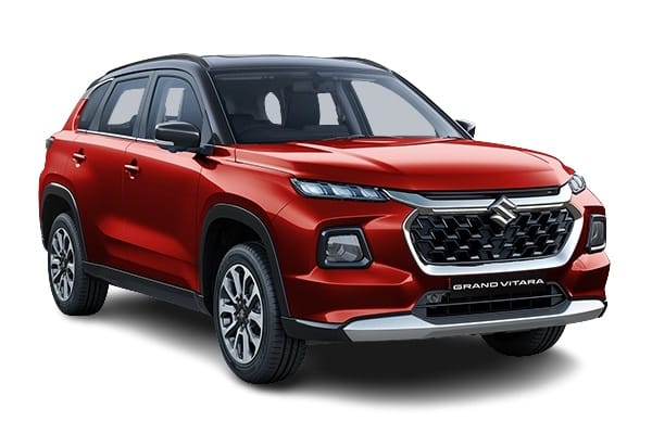 Maruti Suzuki Grand Vitara Alpha Smart Hybrid in Oppulent Red + Black
