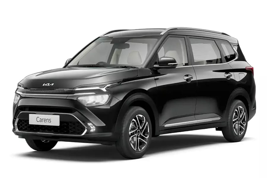Kia Carens Premium (o) Cng in Aurora Black Pearl