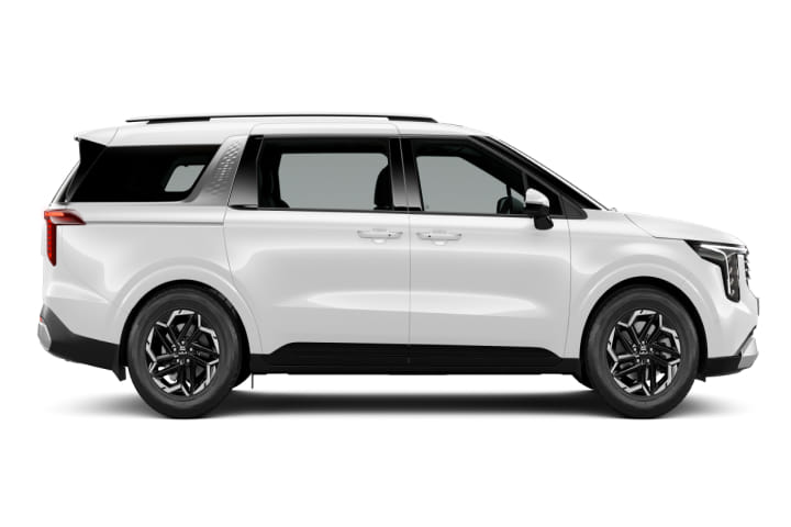 Kia Carnival Limousine + in Glacier White Pearl