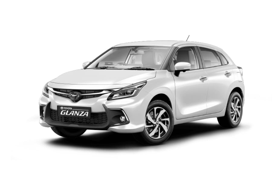 Toyota Glanza S At in Cafe White