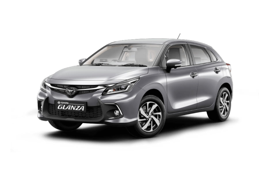 Toyota Glanza S At in Enticing Silver