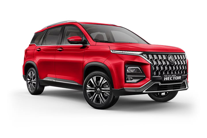 Mg Hector Plus Sharp Pro 7 Seater in Glaze Red