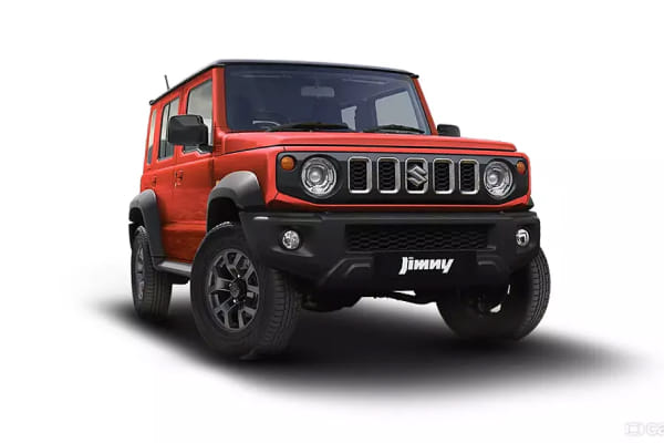 Maruti Suzuki Jimny Alpha All Grip Pro At in Sizzling Red with Bluish Black Roof