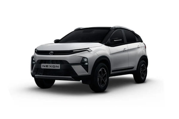 Tata Nexon Smart + 1.2 Petrol 5 Speed in Pristine White With Black Roof