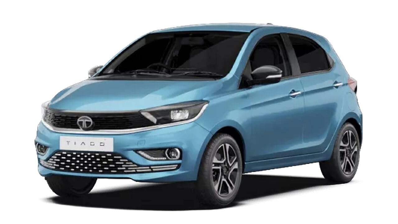 Tata Tiago Xz in Ocean Blue