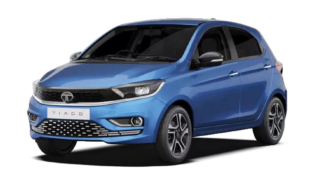 Tata Tiago Xz in Tornado Blue