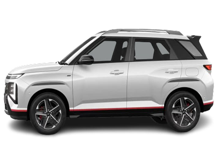 Hyundai Venue N-line N10 Turbo At (dct) in Atlas white