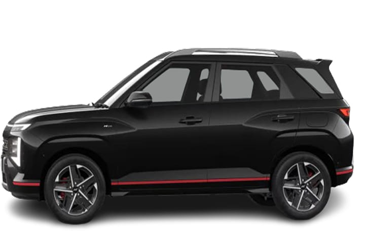 Hyundai Venue N-line N10 Turbo At (dct) in Titanium Black