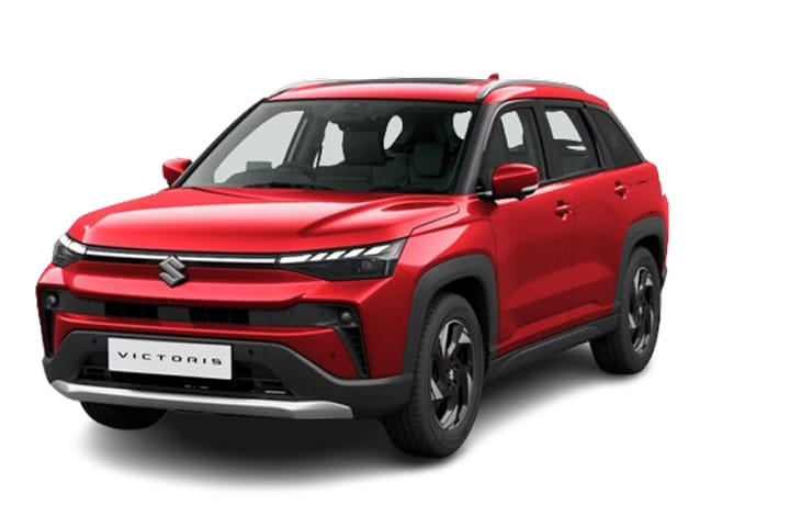 Maruti Suzuki Victoris Vxi Cng in Sizzling Red