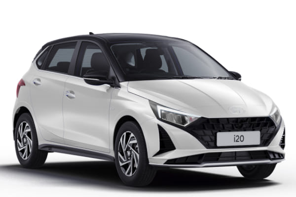 Hyundai I20 Asta (o) (ivt) in Atlas White with Abyss Black