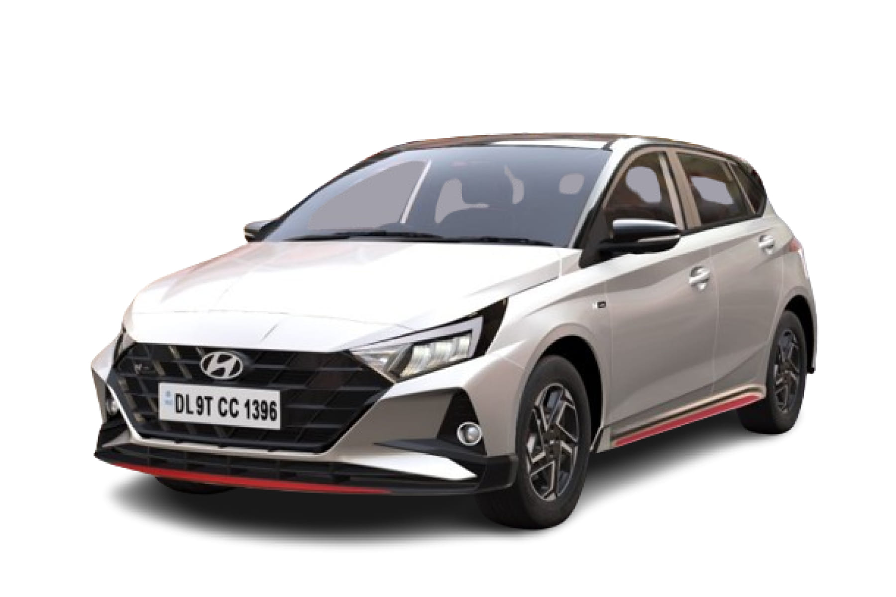 Hyundai I20 N-line N6 in Atlas White with Titanium Black