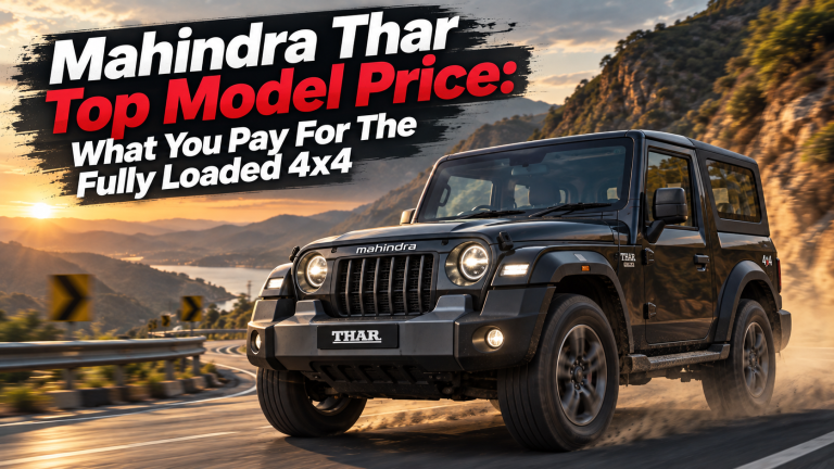 Discover Mahindra Thar Top Variant Pricing Guide