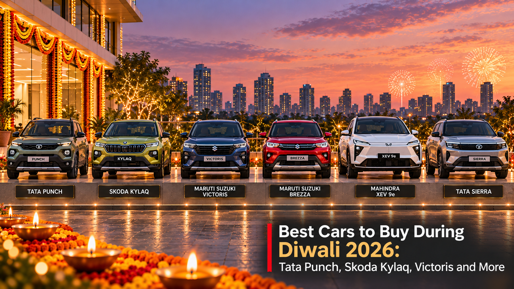 Best Cars To Buy During Diwali 2026: Tata Punch, Skoda Kylaq, Victoris And More