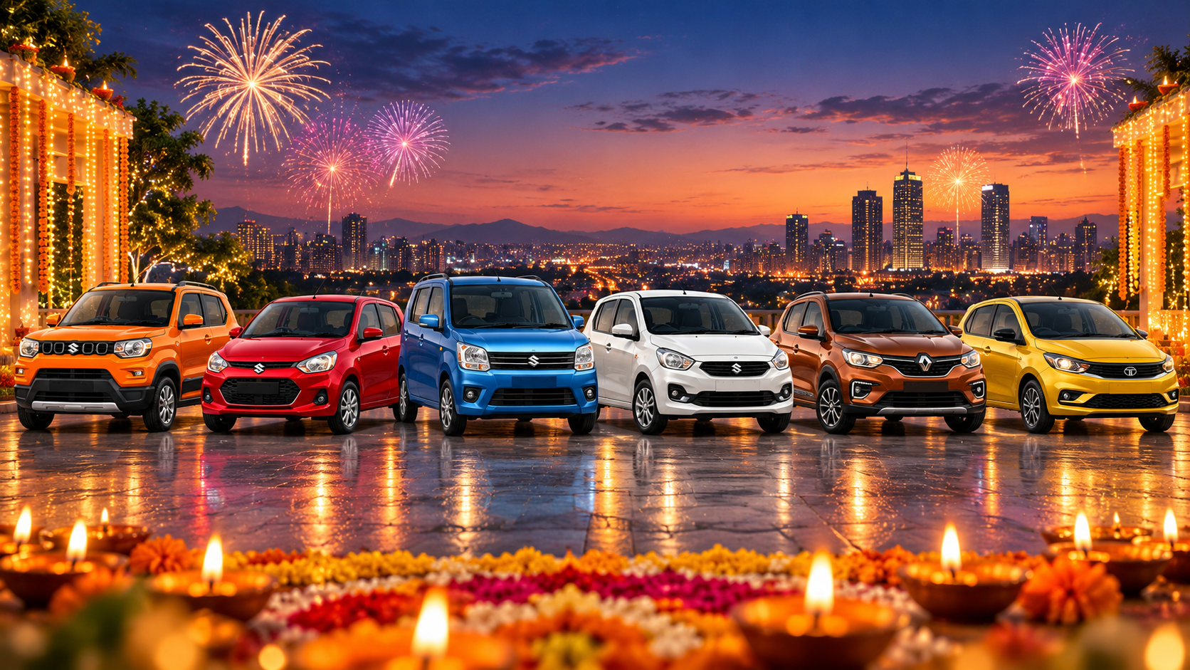 5 Budget Cars For Diwali 2026: Prices Start At ₹3.50 Lakh, Mileage Up To 34km/kg