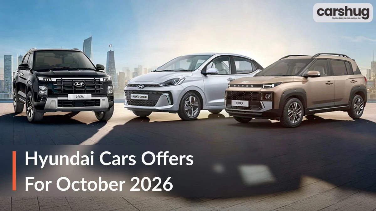 Hyundai Cars Discounts October 2026: Creta Gets Up To ₹1 Lakh Off Ahead Of Diwali